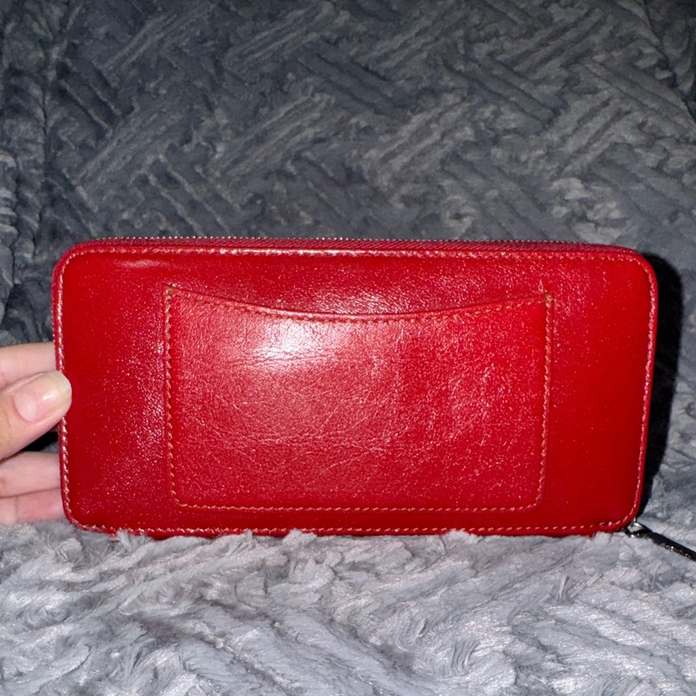 Hobo Zip Around Wallet - Red
